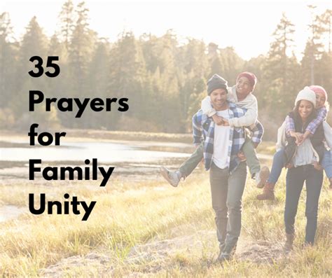 35 Poignant Prayers For Family Unity - Pray With Confidence