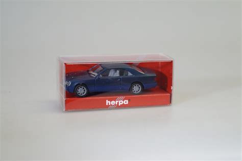 1 87 Herpa 031455 MB W210 E 320 Coupe Dkl Blau Met Neuw Ovp