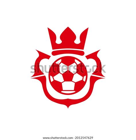 Red Football Logo Design Logo Football Stock Vector (Royalty Free ...