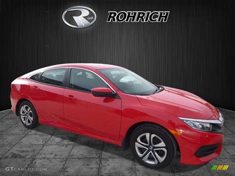 2017 Rallye Red Honda Civic LX Sedan 119480967 Photo 9 GTCarLot