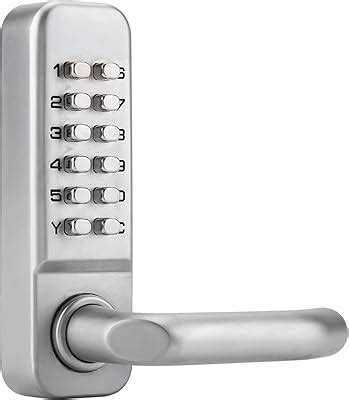 Jounjip Mechanical Keyless Combination Latch Door Lock Double Sided