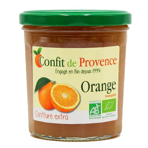 Orange Confiture Bio Extra G Confit De Provence