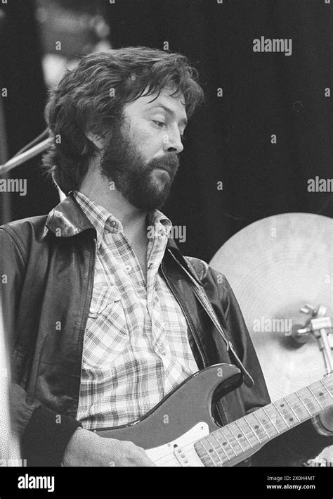 Eric Clapton Performing At A Festival On The Zeppelin Field In