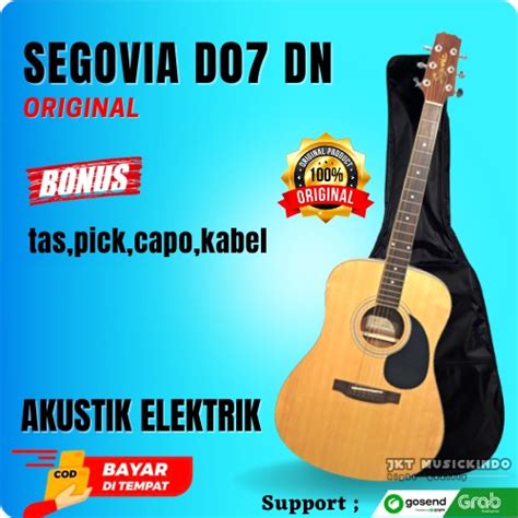 Jual Gitar Akustik Elektrik Segovia Original Do Gn Shopee Indonesia