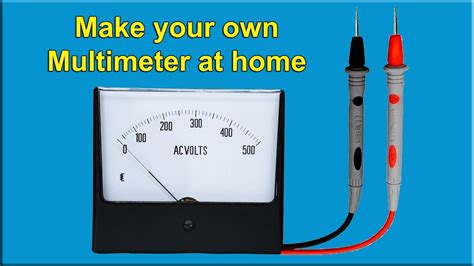 How To Make Multimeter At Home Diy Ac Voltmeter Hack Convert Ac