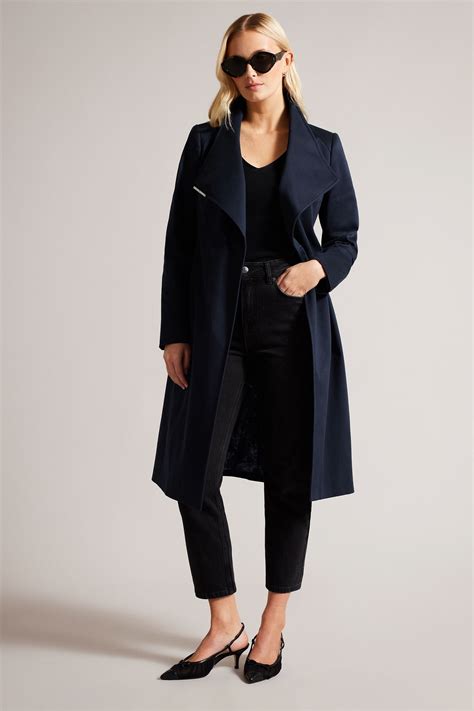 Buy Ted Baker Brown Rosina Midi Length Wrap Trench Coat From Next Ireland