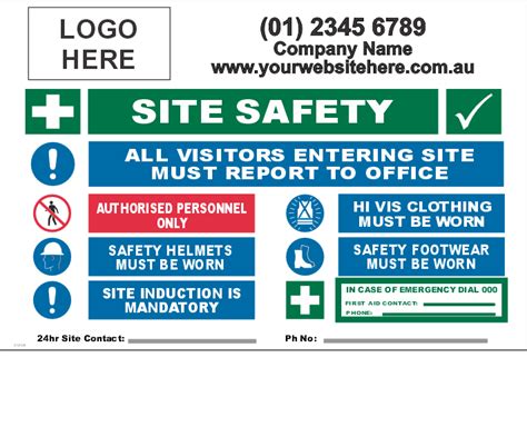 Construction Site Sign - National Safety Signs