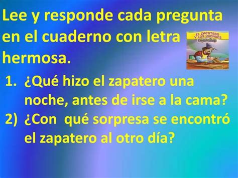 Cuento El Zapatero Y Los Duendes Ppt