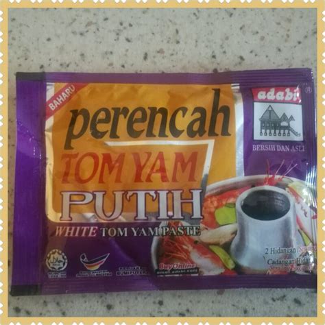 PERENCAH TOM YAM PUTIH 40GRAM JENAMA ADABI Shopee Malaysia