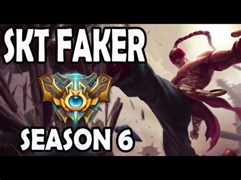 Skt T Faker Lee Sin Vs Graves Jungle Ranked Challenger Korea Youtube