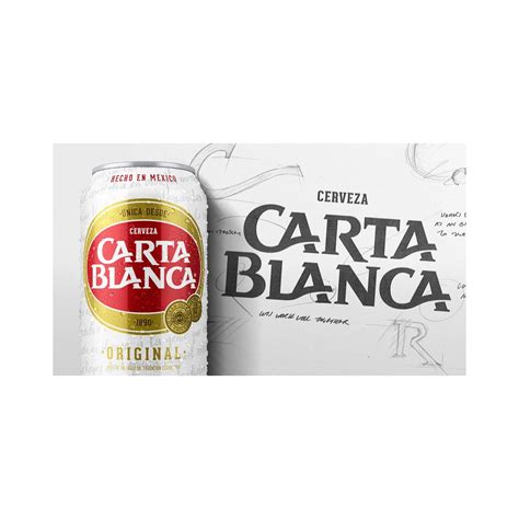 Cerveza Carta Blanca Lata 355 Ml Carta Blanca Pale Lager 1 Bottle