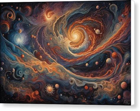 Galactic Splendour - Canvas Print – artAIstry