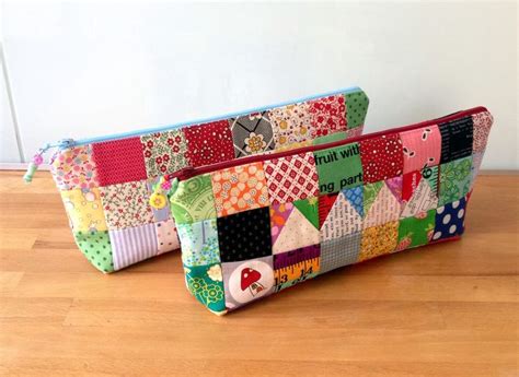 Scrappy Pencil Cases Pencil Case Patchwork Case