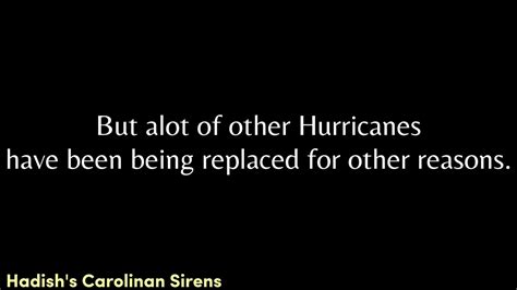 Aca Hurricane Documentaryexplanation Of Why Hurricanes Got Replaced