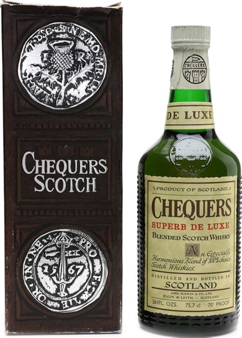 Chequers Superb De Luxe Blended Scotch Whisky 40 750ml Spirit Radar