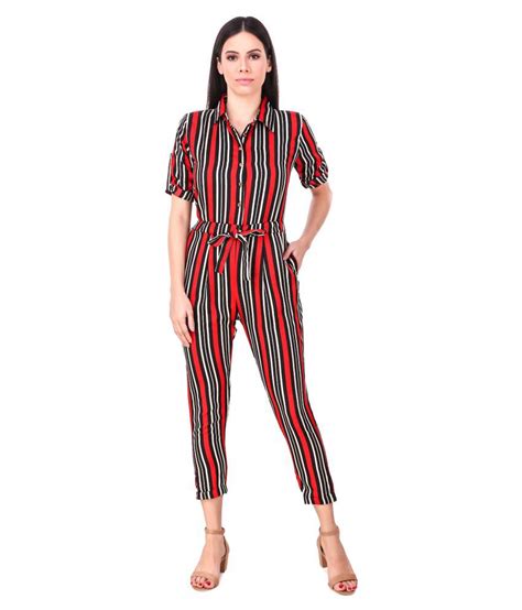 Fasnoya Multi Color Poly Satin Jumpsuit Buy Fasnoya Multi Color Poly