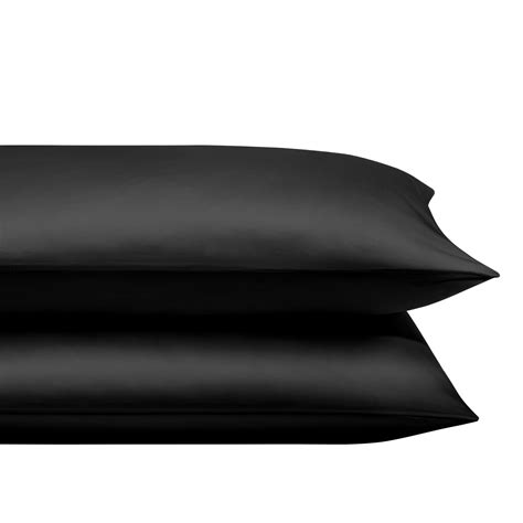 Ntbay Queen Size Silky Satin Pillowcases 2 Pack Breathable Ultra Soft Smooth Hidden Zipper