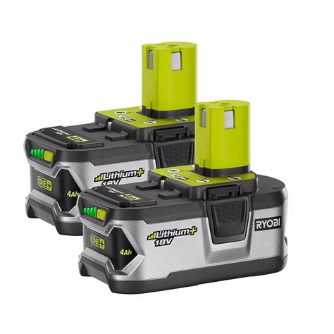 RYOBI 18V ONE+ High Capacity 4.0 Ah Battery (2-Pack) | The Home Depot Canada