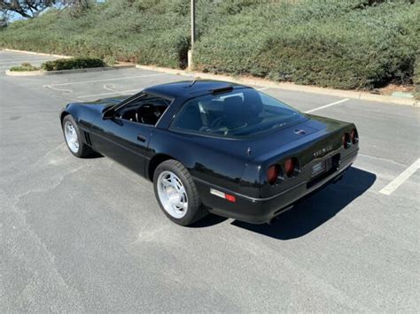 1990 Chevrolet Corvette 26845 Miles Black Coupe 6 Speed Manual Classic Chevrolet Corvette 1990