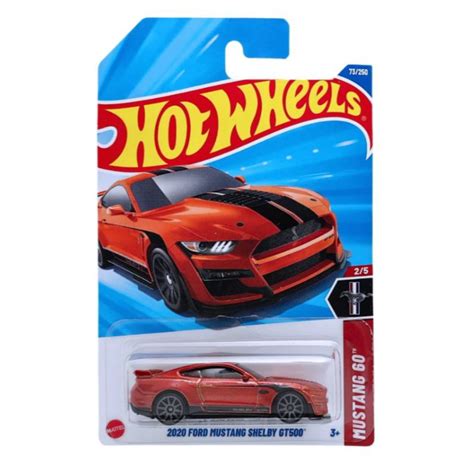飛行屋 全新品 Hot Wheels 風火輪小汽車 合金車 福特野馬 FORD MUSTANG GT500 蝦皮購物