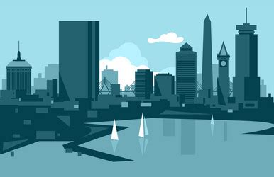 Boston Skyline Vector Images (over 380)