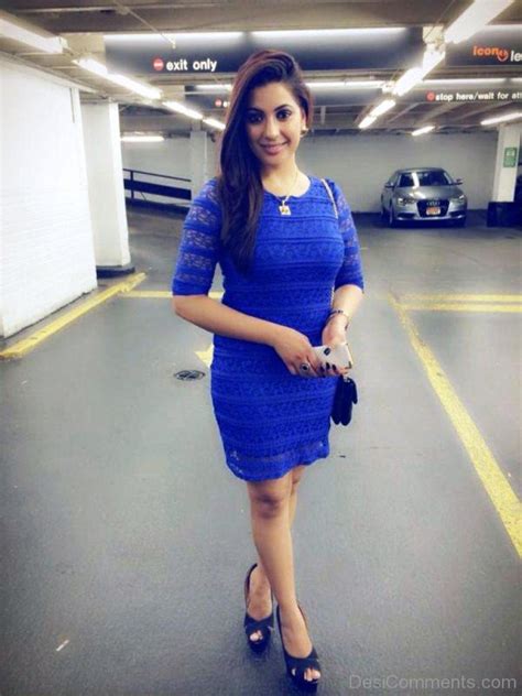 Neetu Singh In Royal Blue Dress - Desi Comments