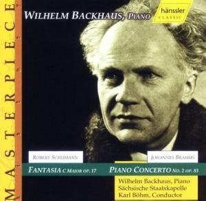 Schumann Fantaisie Op 17 Brahms Concerto Pour Piano N2 Johannes