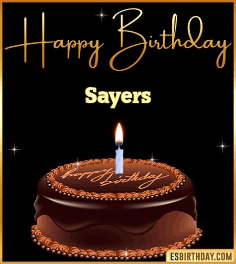 Happy Birthday Sayers GIF 🎂 Images Animated Wishes【28 GiFs】