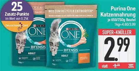 Purina One Katzennahrung Angebot Bei E Center