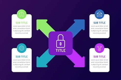 Premium Vector Arrows Infographic Template For Presentation