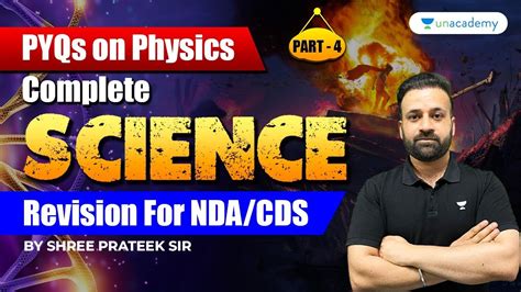 Nda Cds Pyqs On Physics Complete Science Revision For Nda Cds