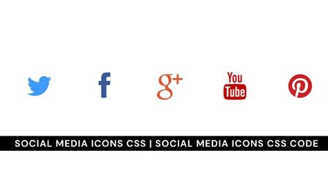 Create Social Media Icons Using HTML & CSS Code | Social media icons ...