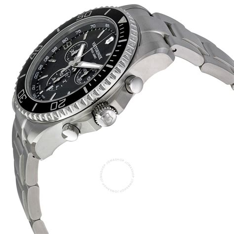 Victorinox Swiss Army Maverick Chronograph Black Dial Stainless Steel