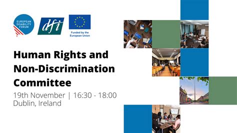 Meeting Of The Edf Human Rights And Non Discrimination Committee