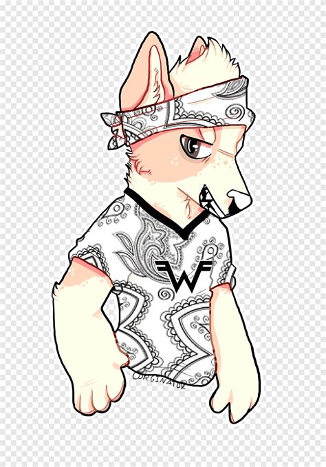 Drawing M 02csf Line Art Weezer White Mammal Png PNGEgg