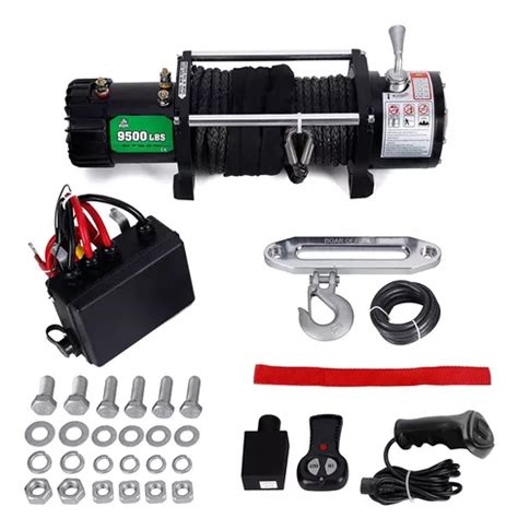 Off Road Boar 9500 Lb Load Capacity Electric Winch Kit 12v Cuotas