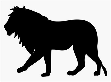 vector lion silhouette clipart png  lion country