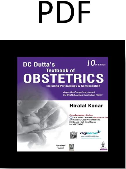 Dc Duttas Textbook Of Obstetrics 9th Edition Pdf Free Download