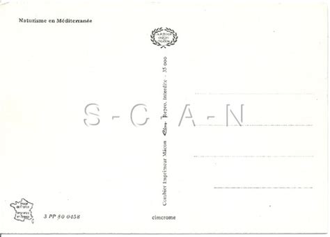 Original S French Nude Risque PC Naturisme Blond Suntans On Rocks Ocean EBay