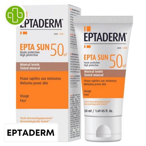 Eptaderm Epta Sun Min Ral Teint Spf Ml Maroc Parachezvous Ma