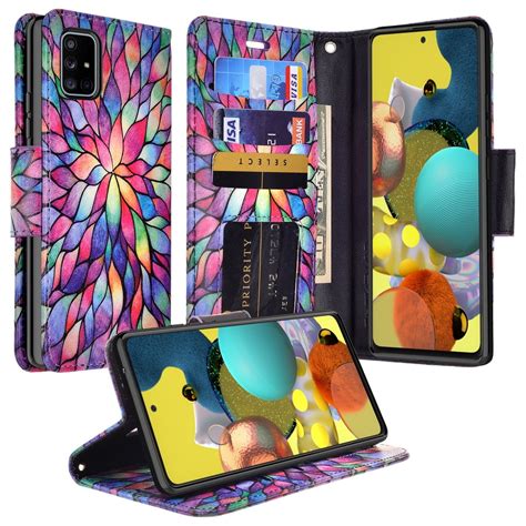 Case For Samsung Galaxy A14 5g Leather Flip Pouch Wallet Case Cover Kickstand For Girls Women