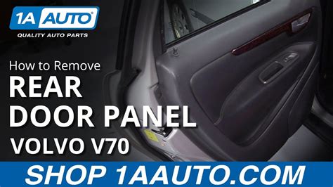 How To Remove Rear Door Panel Volvo V Youtube