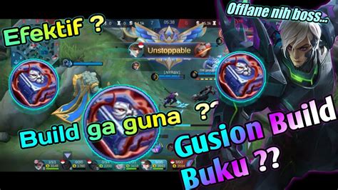 Tutorial Gusion Offlane Terbaru New Build Cara Bermain Gusion