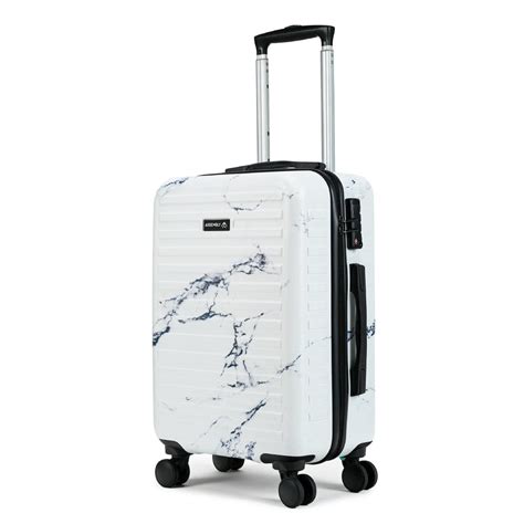 Marble Print Hard Luggage Cabin Assembly