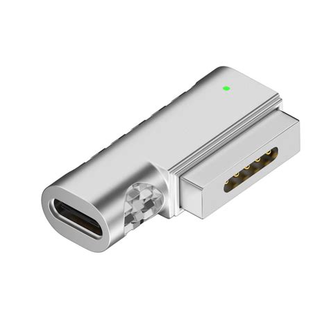 Lifetechs Type C Magnetic Adapter Pd 100w Led Indicator Usb C Female To Magnetic Charging Port