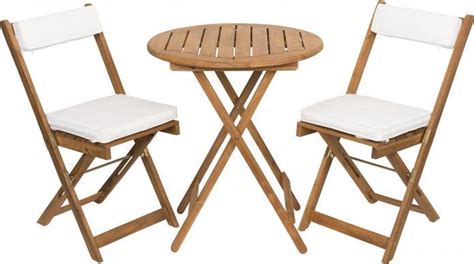 Bol Tuinset Ibiza Bistro Set 2 Inklapbare Stoelen En Ronde