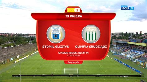 Stomil Olsztyn Olimpia Grudzi Dz Skr T Meczu Polsat Sport