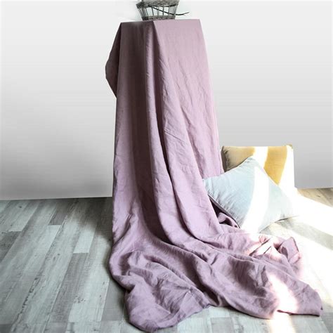 Wide Linen Solid Color Curtain Fabric Thin - CJdropshipping