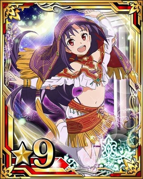 Sword Art Online Cards Yuuki Sao Character Cards Pinterest