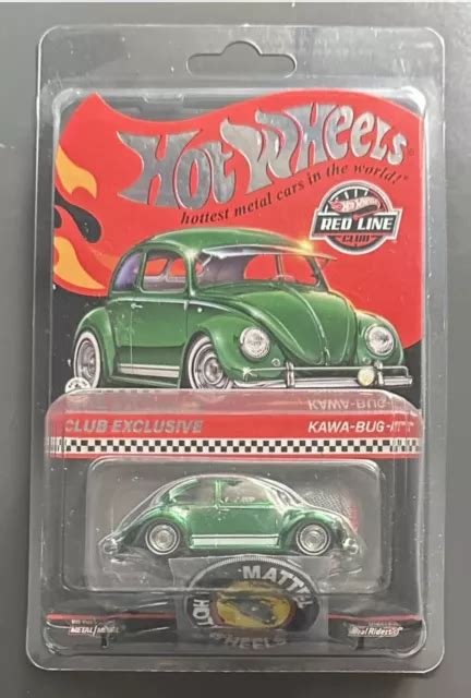 2024 HOT WHEELS RLC Club Exclusive Kawa Bug A 2024 Club Car With Button Patch EUR 50 56